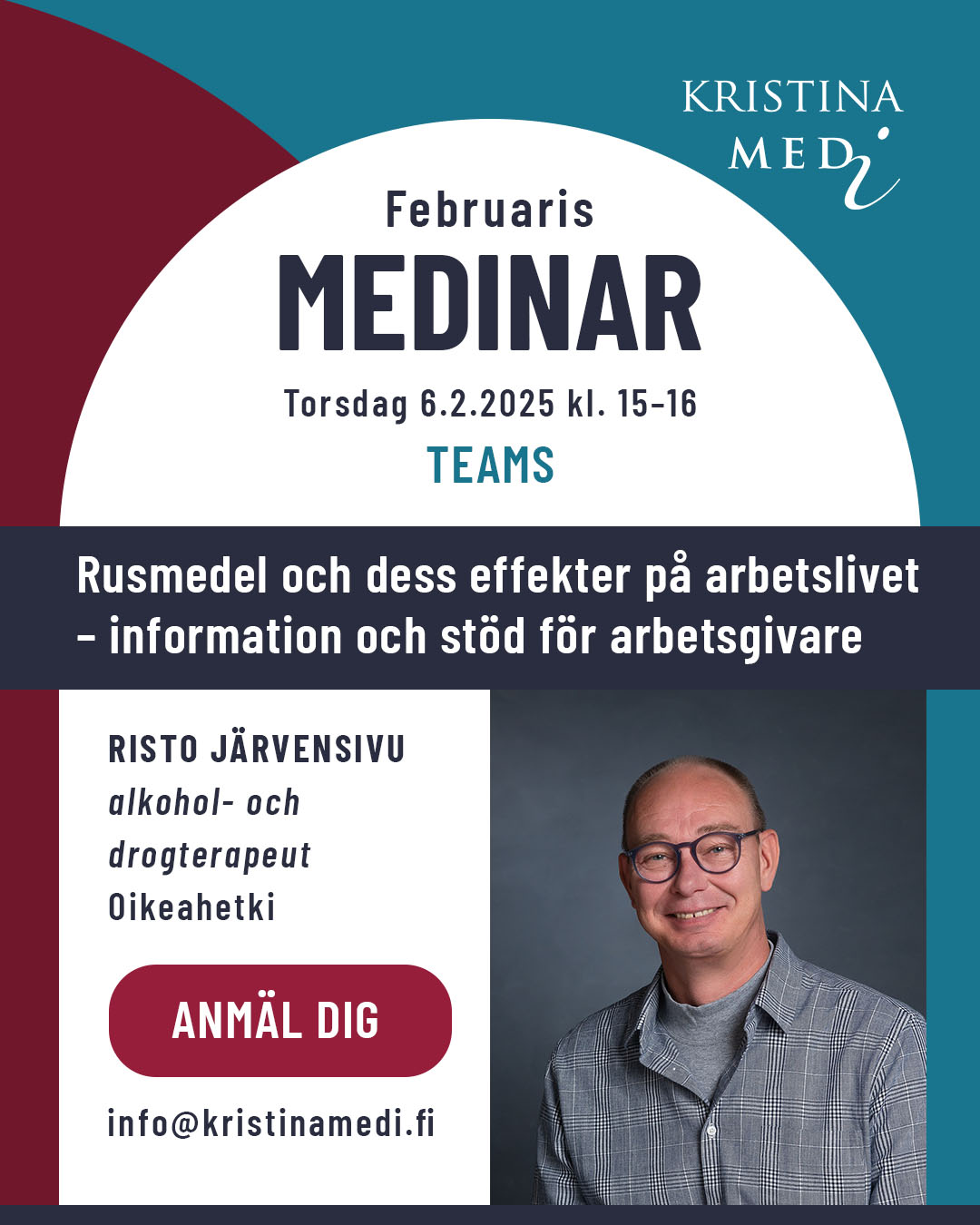 Läs mer om artikeln MEDINAR – KristinaMedis aktuella kanal